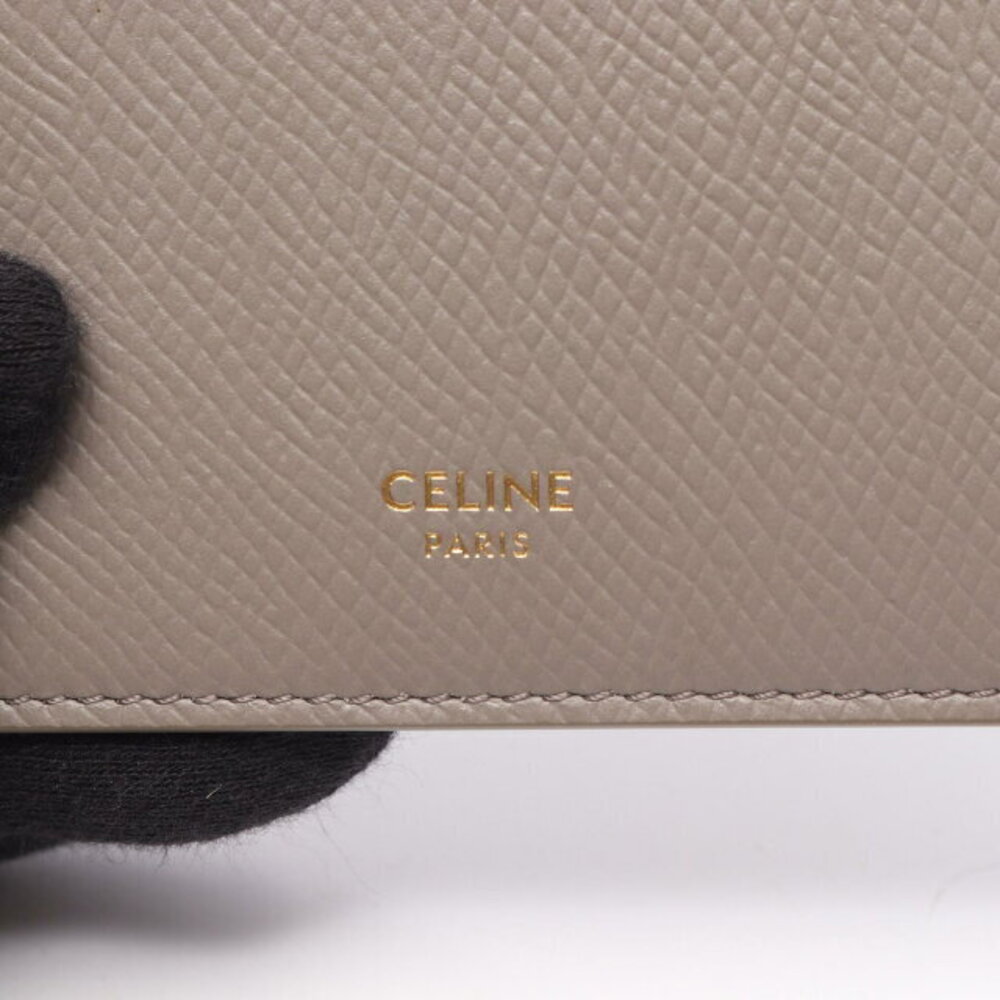 Celine Zipped holder Beige card Leather Wallet - Picture 4 of 7